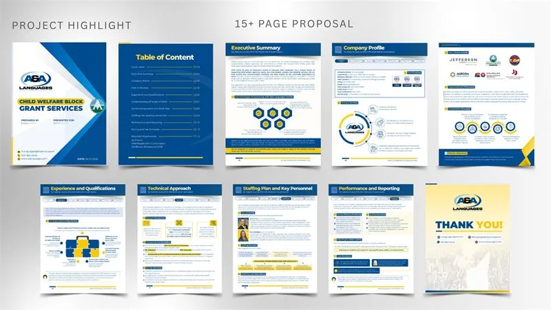 Proposal Design Company | Proposal and presentation design